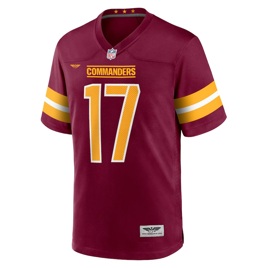 Terry-McLaurin-Washington-Commanders-CJP-Apparel-Game-Jersey---Burgundy.Furent-Viwe