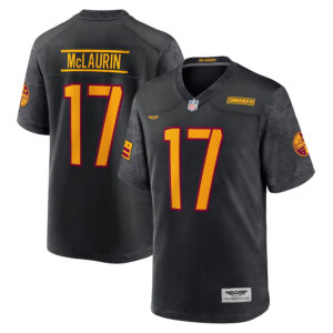 Terry McLaurin Washington Commanders CJP Apparel Game Jersey - Black