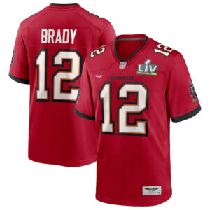 Tom Brady Tampa Bay Buccaneers CJP Apparel Super Bowl LV Bound Game Jersey - Red