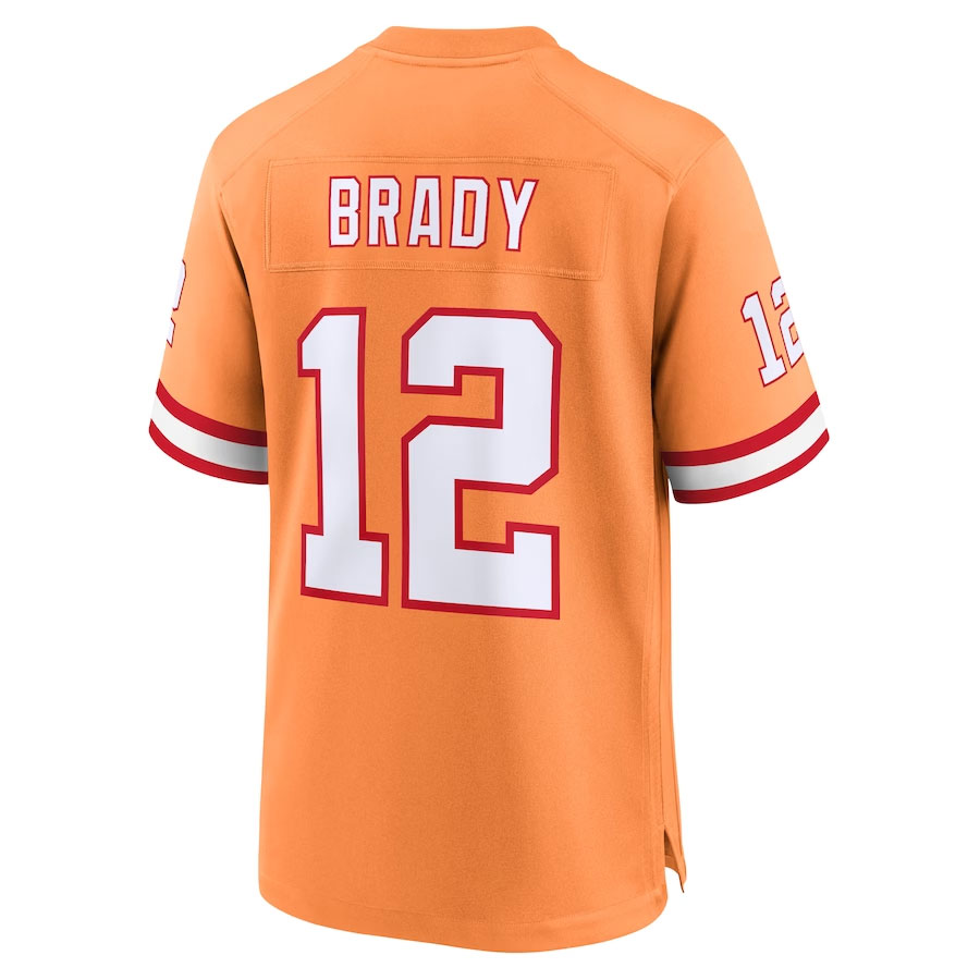Tom-Brady-Tampa-Bay-Buccaneers-CJP-Apparel-Throwback-Game-Jersey---Orange.Back-Viwe