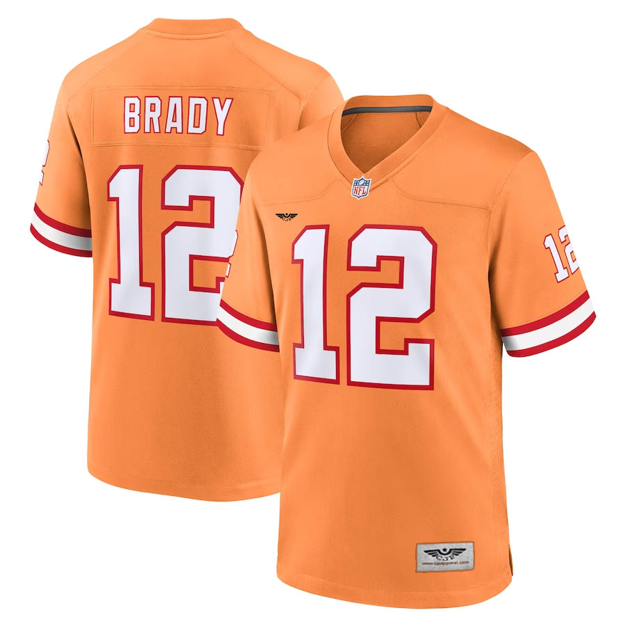Tom-Brady-Tampa-Bay-Buccaneers-CJP-Apparel-Throwback-Game-Jersey---Orange