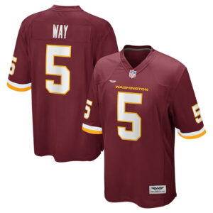 Tress Way Washington Football Team CJP Apparel Game Jersey - Burgundy