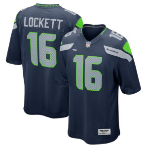Tyler Lockett Seattle Seahawks CJP Apparel Game Team Jersey - College Navy