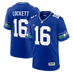 Tyler Lockett Seattle Seahawks CJP Apparel Throwback Player Game Jersey - Royal
