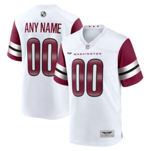 Washington Commanders CJP Apparel Game Custom Player Jersey - White