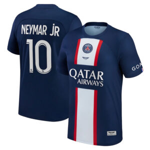Neymar Jr. Paris Saint-Germain CJP Apparel 202223 Home  Player Jersey - Blue