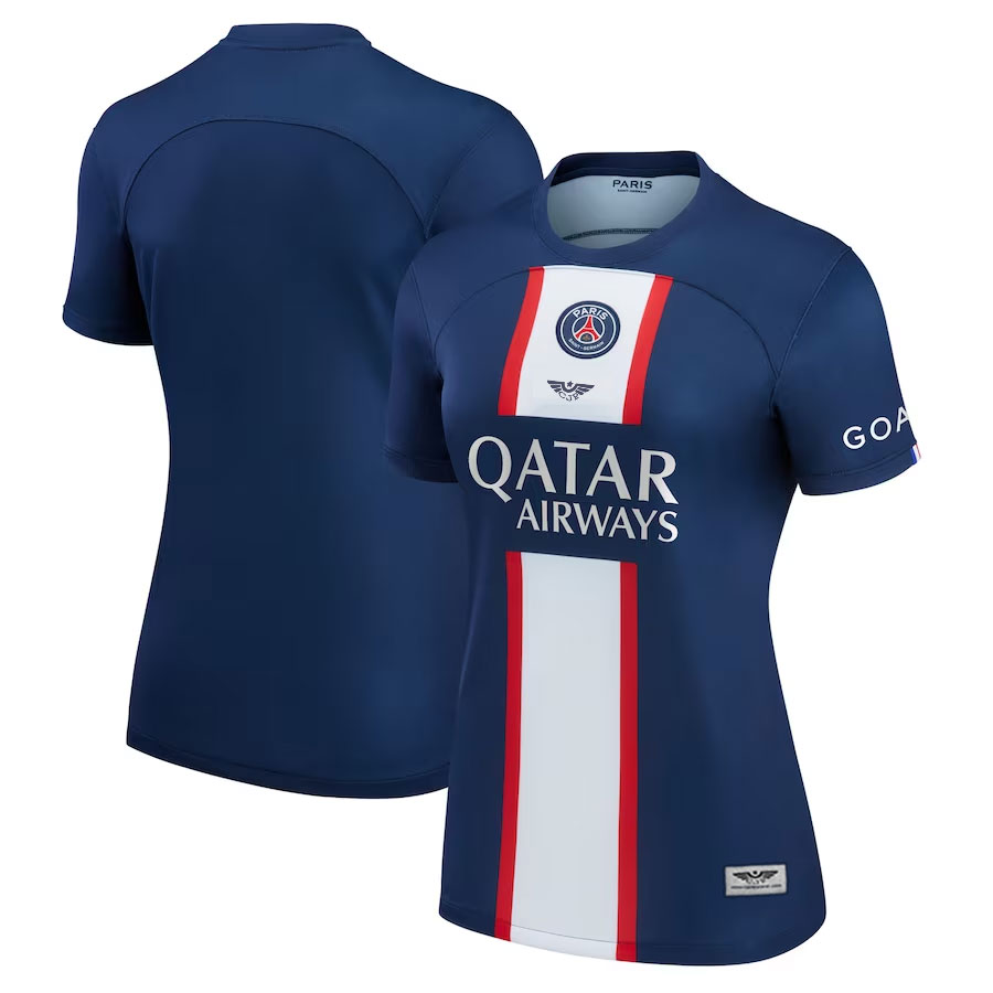 Paris-Saint-Germain-CJP-Apparel-Women's-202223-Home-New-Blank-Jersey---Blue