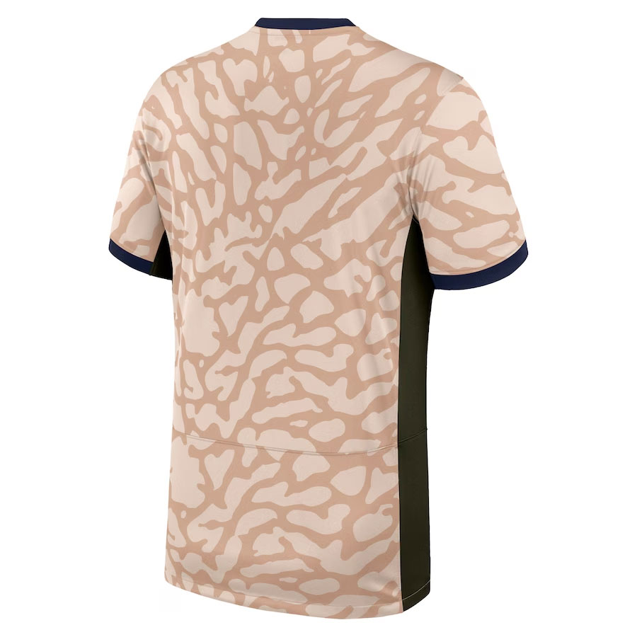 Paris-Saint-Germain-Jordan-Brand-202324-Fourth-Stadium-New-Jersey-–-Tan.Back-Viwe