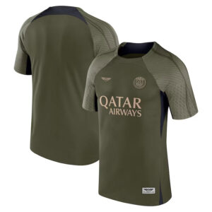 Paris Saint-Germain Jordan Brand 202324 Fourth Strike Training Top - Olive