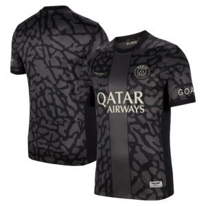 Paris Saint-Germain Jordan Brand 202324 Third Stadium  Jersey - Anthracite
