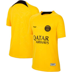 Paris Saint-Germain Jordan Brand CJP Apparel Pre-Match Top - Yellow