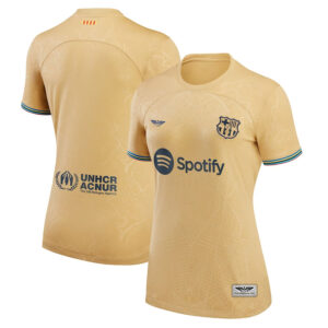Barcelona CJP Apparel Women's 202223 Away  Blank Jersey - Yellow