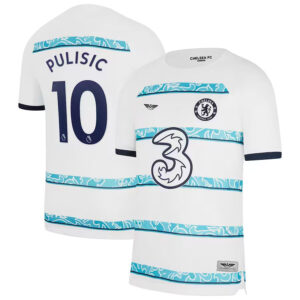 Christian Pulisic Chelsea CJP Apparel 202223 Away Breathe Stadium  Player Jersey - White