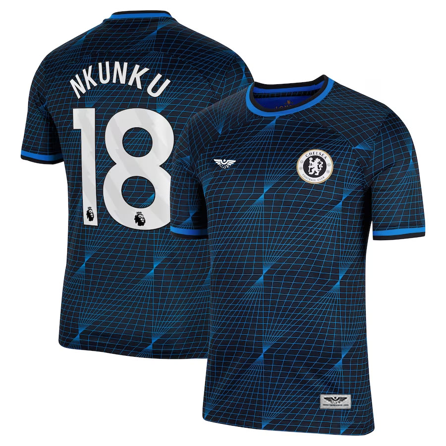 Christopher-Nkunku-Chelsea-CJP-Apparel-202324-Away-Stadium-New-Player-Jersey---Navy