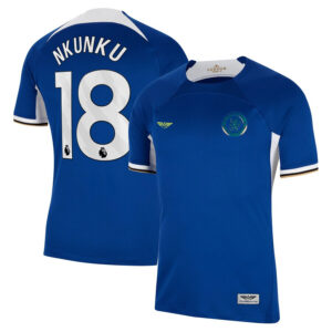 Christopher Nkunku Chelsea CJP Apparel 202324 Home Stadium  Jersey - Blue