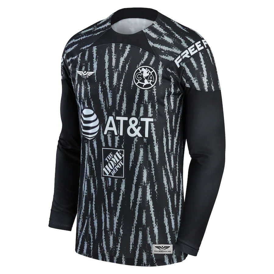 Club-America-CJP-Apparel-202223-Goalkeeper-New-Long-Sleeve-Jersey---Black.Furent