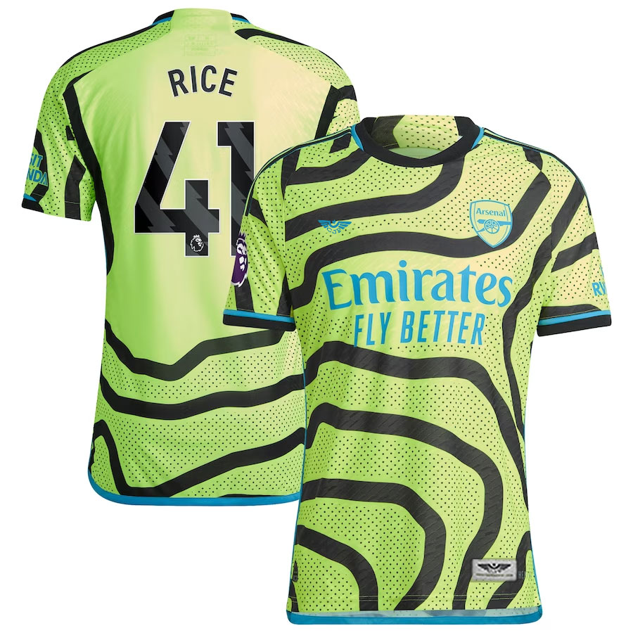 Declan-Rice-Arsenal-CJP-Apparel-202324-Away-Pro-Player-Jersey---Yellow