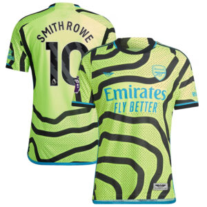 Emile Smith Rowe Arsenal CJP Apparel 202324 Away Pro Player Jersey - Yellow