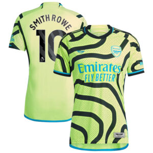 Emile Smith Rowe Arsenal CJP Apparel 202324 Away  Player Jersey - Yellow