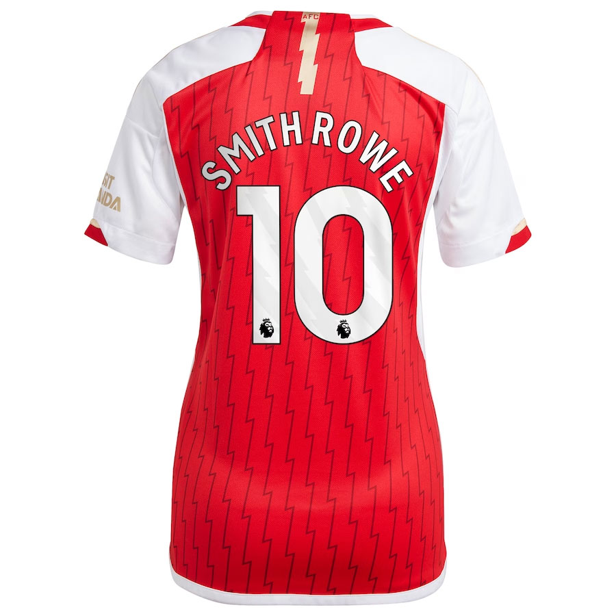 Emile-Smith-Rowe-Arsenal-CJP-Apparel-Women's-202324-Home-New-Player-Jersey---Red.Bck