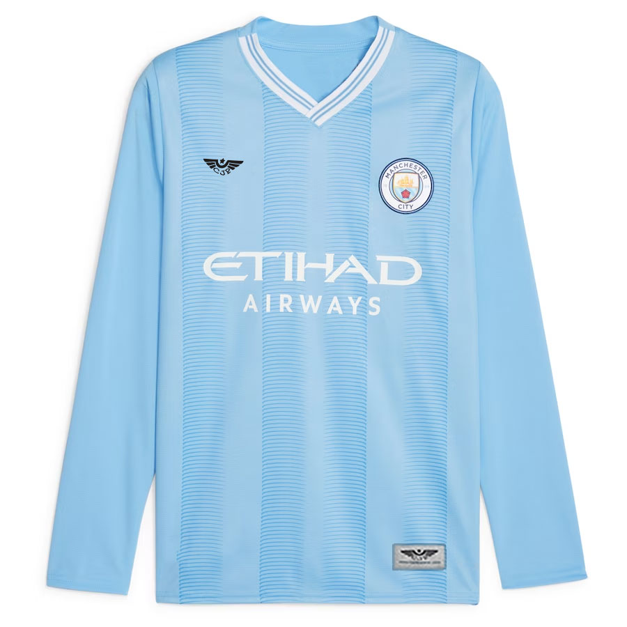 Erling-Haaland-Manchester-City-CJP-Apparel-202324-Home-New-Player-Long-Sleeve-Jersey---Sky-Blue.Furent