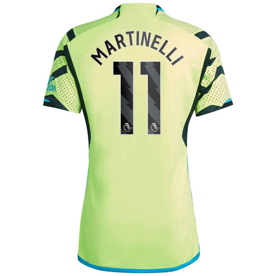 Gabriel-Martinelli-Arsenal-CJP-Apparel-202324-Away-New-Player-Jersey---Yellow.Back