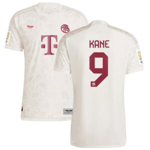 Harry Kane Bayern Munich CJP Apparel 202324 Third Pro Player Jersey - White