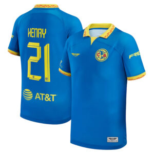 Henry Martin Club America CJP Apparel Away 202324  Jersey - Blue