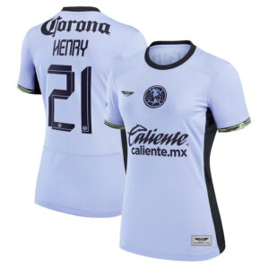 Henry Martin Club America CJP Apparel Women's 202324 Third Stadium  Player Jersey – Purple