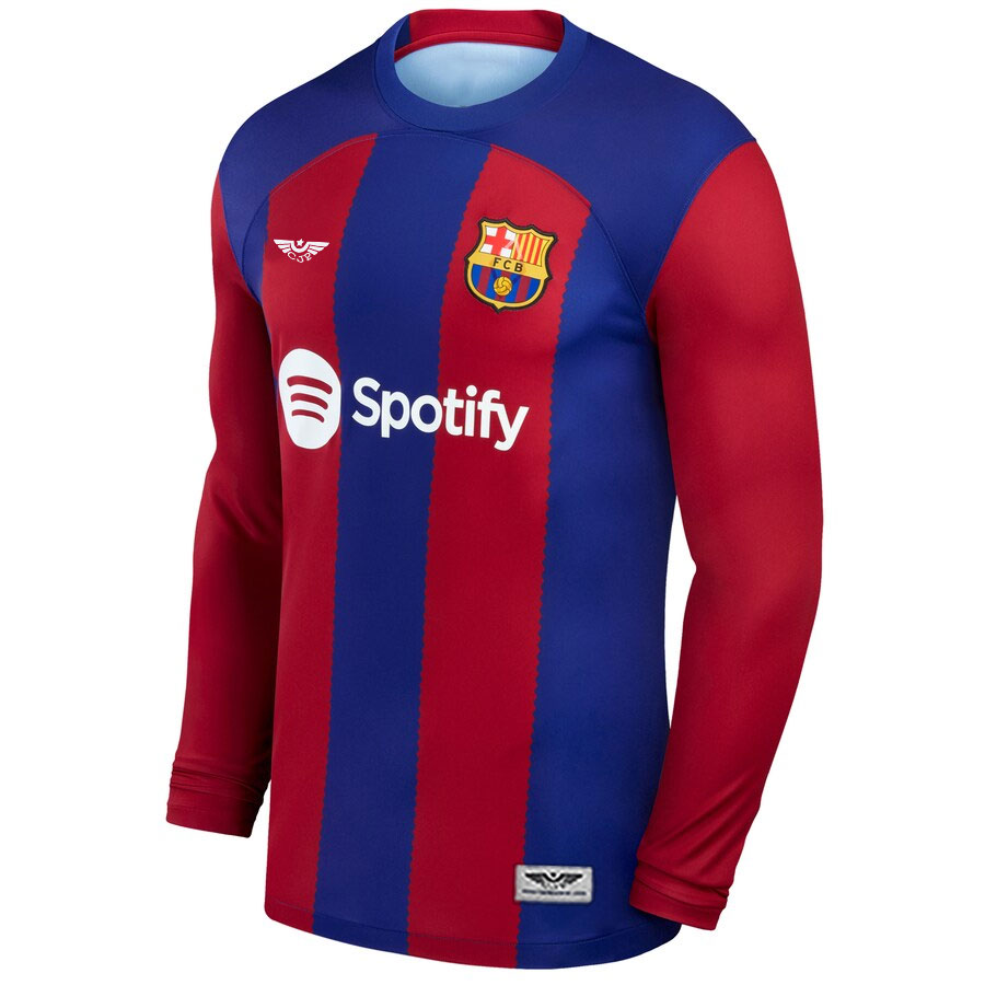 Ilkay-Gündogan-Barcelona-CJP-Apparel-202324-Home-Stadium-New-Long-Sleeve-Player-Jersey---Royal.Furent