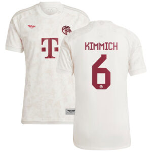 Joshua Kimmich Bayern Munich CJP Apparel 202324 Third  Jersey - White