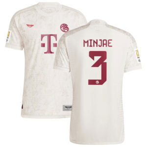 Kim Min-jae Bayern Munich CJP Apparel 202324 Third Pro Jersey - White