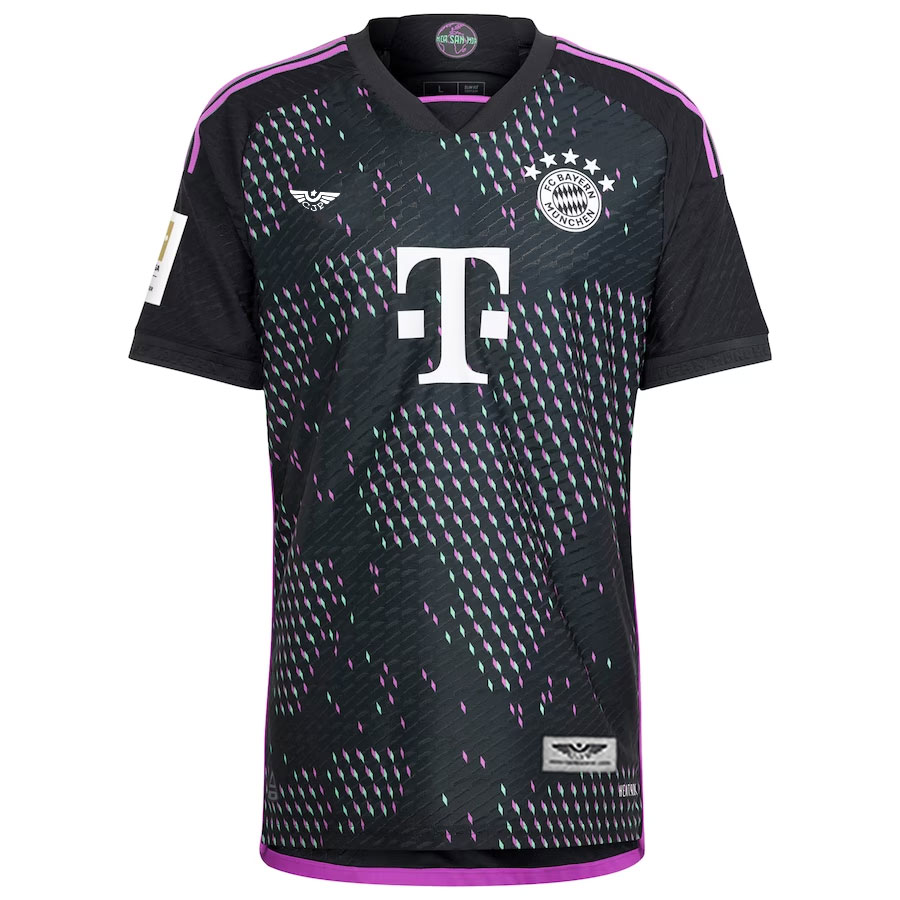 Leroy-Sané-Bayern-Munich-CJP-Apparel-202324-Away-Pro-Player-Jersey---Black.Furent