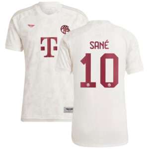 Leroy Sané Bayern Munich CJP Apparel 202324 Third  Jersey - White