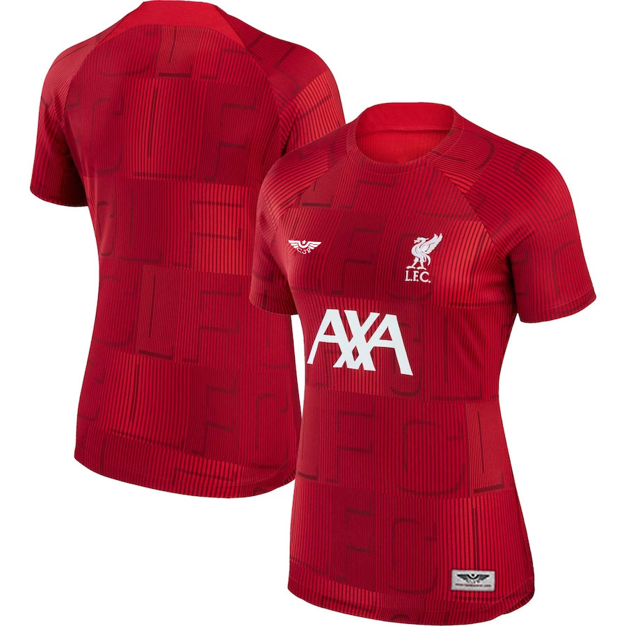 Liverpool-CJP-Apparel-Women's-2023-Pre-Match-Top---Red
