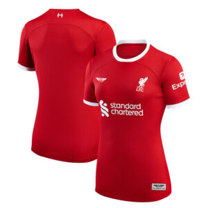 Liverpool CJP Apparel Women's 202324 Home  Jersey - Red