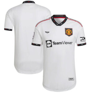 Manchester United CJP Apparel 202223 Away Blank Pro Jersey - White