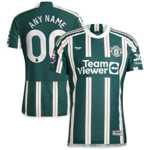 Manchester United CJP Apparel 202324 Away Pro Custom Jersey - Green