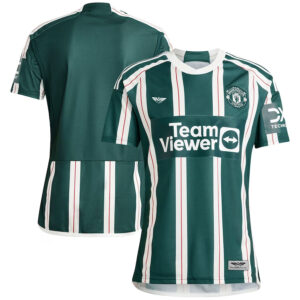 Manchester United CJP Apparel 202324 Away  Jersey - Green