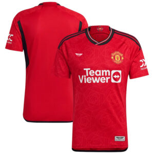 Manchester United CJP Apparel 202324 Home  Jersey - Red