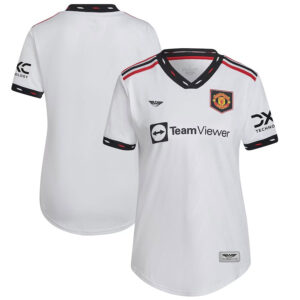 Manchester United CJP Apparel Women's 202223 Away Blank  Jersey - White