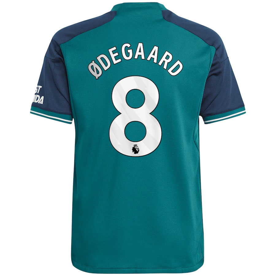 Martin-Odegaard-Arsenal-CJP-Apparel-202324-Third-New-Player-Jersey---Green.Bck