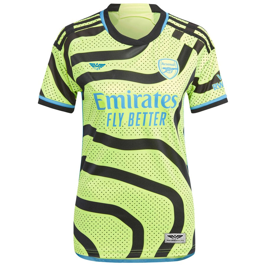 Martin-Odegaard-Arsenal-CJP-Apparel-Women's-202324-Away-New-Player-Jersey---Yellow.Furent