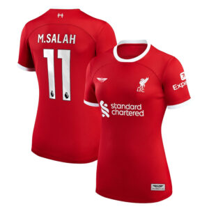Mohamed Salah Liverpool CJP Apparel Women's 202324 Home  Player Jersey - Red