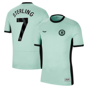 Raheem Sterling Chelsea CJP Apparel 202324 Third Stadium  Player Jersey - Mint