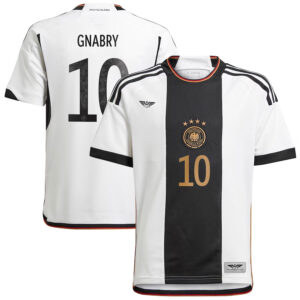 Serge Gnabry Germany National Team CJP Apparel 202223 Home  Player Jersey - White