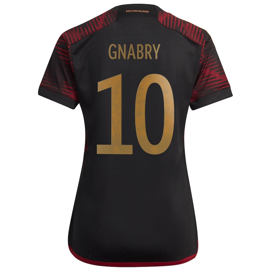 Serge-Gnabry-Germany-National-Team-CJP-Apparel-Women's-202223-Away-New-Player-Jersey---Black.Back