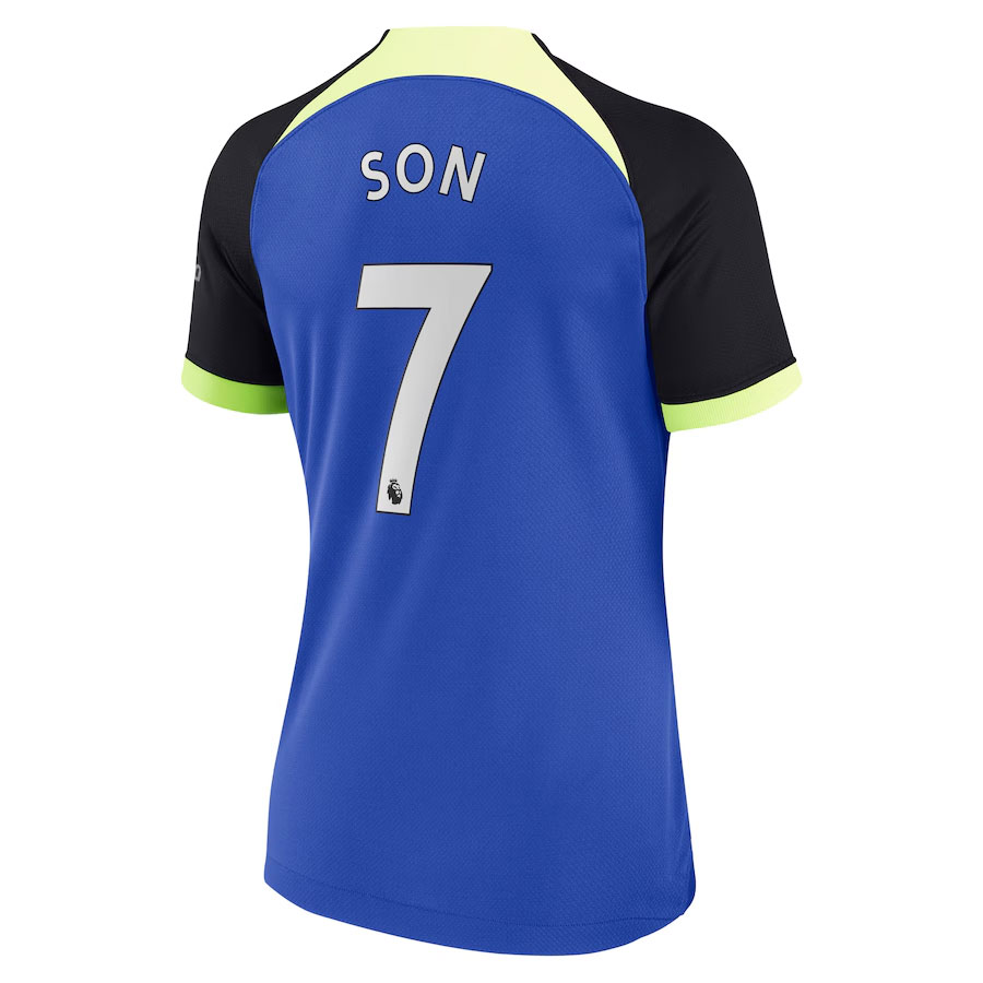 Son-Heung-min-Tottenham-Hotspur-CJP-Apparel-Women's-202223-Away-Breathe-Stadium-New-Player-Jersey---Blue Back