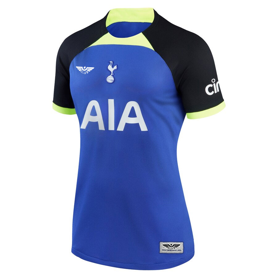 Son-Heung-min-Tottenham-Hotspur-CJP-Apparel-Women's-202223-Away-Breathe-Stadium-New-Player-Jersey---Blue.Furent