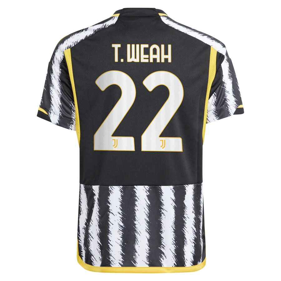 Timothy-Weah-Juventus-CJP-Apparel-202324-Home-New-Player-Jersey---Black.Back